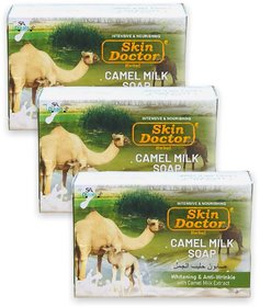 Skin Doctor Camel Milk Soap For Whitening 100g (Pack of 3, 100g each)