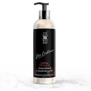The Weird Man Caffeine Hair Conditioner With Coconut Oil for Damaged and Frizzy Hair (200ml)
