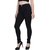 Mac-Kings Regular Fit Women/Girl's Solid Stretchable High Waist Black Jeans
