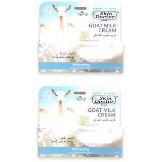 SKIN DOCTOR GOAT MILK CREAM (WHITENING WITH GOAT MILK EXTRACTS) 50g (Pack of 2, 50g Each)