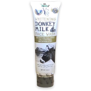                       Yc Whitening Donkey Milk Moisture Balance Oil Control regenerated Face Wash 100ml                                              
