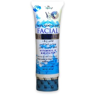                       YC FACIAL FIT EXPERT WITH VITAMIN C,E  UV FILTER Face Wash 100ml                                              