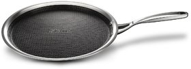 Stahl Triply Stainless Steel Artisan Hybrid Tawa with Lid, 6928,28cm