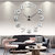 Kumaka DIY Sticker Home Office Decor 3D Wall Clock