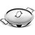 Stahl Triply Stainless Steel Artisan Hybrid Kadhai with Lid, 6316, 16cm, 0.8 Liters