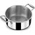 Stahl Triply Stainless Steel Artisan Casserole with Lid, 4128, 28cm, 7.2 Liters