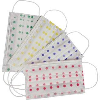 Bobby Print Surgical Masks - Assorted (Pack of 50)