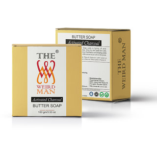 The Weird Man Activated Charcoal Butter Soap (100 g)