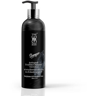                       The Weird Man Activated Bamboo Charcoal Shampoo With Caffeine (200 ml)                                              