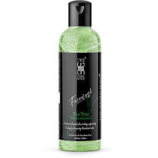 The Weird Man Tea Tree with Bursting Beads for Refreshing, Deep Cleansing,  Blemish Free Skin Face Wash (100 ml)