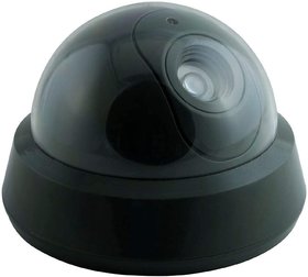 Funku Fashion Realistic Looking Dummy Security CCTV Dome Camera with Activation Light (Pack of 1)