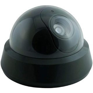 Funku Fashion Realistic Looking Dummy Security CCTV Dome Camera with Activation Light (Pack of 1)