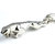 Jaguar Premium Silver Stainless Steel Metal Keychain For Gifting