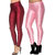 HOMESHOP Shiny lycra leggings for women and girls (Pack of 2) Maroon Babypink