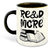 Whats Your Kick Read more Designer Printed Black Ceramic Coffee Milk Mug Gift for Reader, Teacher, Bookaholic (D8)
