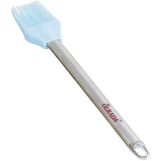 Olrada Silicon Basting Oil Brush Kitchen Tools Stainless Steel Handle 25cm (Color May Vary)