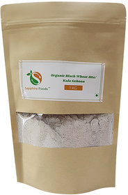 Sapphire Food Organic Black Wheat Atta Natural Fresh And Premium Quality 1 Kg