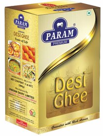Param Premium Desi Ghee - Pure Desi Ghee For Better Immunity  Digestion - 1 Litre Tetra Pack