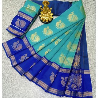 Fancy Silk Cotton Saree Collection