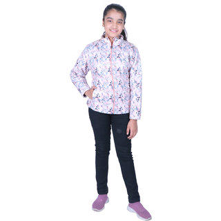 Kid Kupboard Cotton Full-Sleeves Jackets for Girls (Multi-Color)
