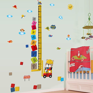                       JAAMSO ROYALS Children Growth Chart Wall Decals Creative Self Adhesive WallSticker  ( 60 CM X 90 CM  )                                              