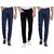 Dais Men Multicolor Skinny Fit Jeans Pack of 3