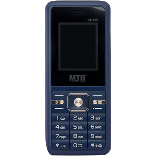                       MTR M1600 DUAL SIM, FULL MULTIMEDIA WITH BRIGHT TORCH, 3000 MAH BATTERY,BIG SOUND, AUTO CALL RECORD, MOBILE PHONE                                              