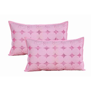                       Style Maniac Exclusive High Quality KUNDLE QUILTED _EMBROIDARY_ Pillow Cover                                              