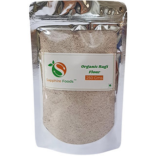 Sapphire Food Organic Ragi Flour Natural Fresh And Premium Quality 250 Gms