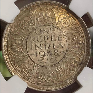                       onrupees 1938 unc silver coin                                              