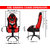 ASE Gold Series-06 PU Leather Gaming Chair  Ergonomic Chair With Metal Base (Red and Black)