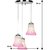 Pandent Hanging Ceiling Lamp Stylish Colorful & Manorative Three Glass Shade Lamp cv3