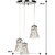 Pandent Hanging Ceiling Lamp Stylish Colorful & Manorative Three Glass Shade Lamp cv5