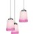 Pandent Hanging Ceiling Lamp Stylish Colorful & Manorative Three Glass Shade Lamp cv10