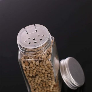 Mini Spice Jars, Empty Spice Bottles With Holes, Seasoning Glass