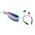 ZuZu Portable Steam Iron Foldable Travel Steamer & HP17 Bluetooth Nackband Earphone