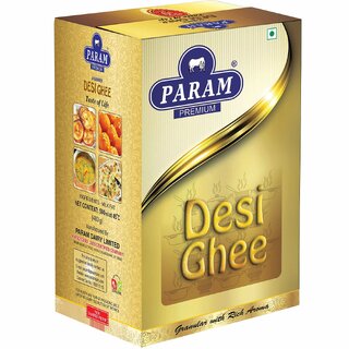Param Premium Desi Ghee - Pure Desi Ghee for Better Immunity  Digestion - 500 ML Tetra Pack