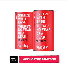 Sanity Super Applicator Tampons - Pack of 20