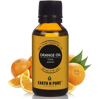                       Earth N Pure Orange Essential Oil 100 Pure, Undiluted, Natural  Therapeutic Grade With Glass Dropper (30Ml)                                              