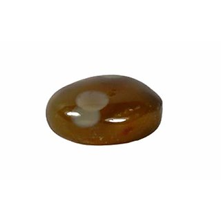                       Hoseki Natural Nazar Malocchio Tibetan 2 Eye DZI Bead Lumik Semi Precious Gemstone 25.2ct                                              