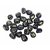 Hoseki Natural Black Tourmaline Rune Stone