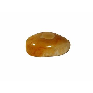                       Hoseki Natural Nazar Malocchio Tibetan 2 Eye DZI Bead Lumik Semi Precious Gemstone 13.7ct                                              