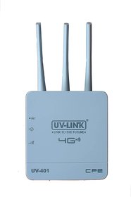 UV-Link UV-401 4G Wireless Router CPE with SIM Card Slot - All SIM Card Supported, Insert Sim  Play, Upto 16 Users