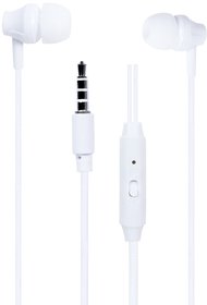 SwagMe Superbass IE002 in-Ear Wired Earphones - White