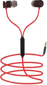 SwagMe Bassboss IE004 in-Ear Wired Earphones -Red