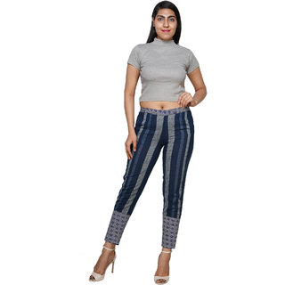                       Yes Ten Stirped Cotton Trousers And Pants For Girls And Womens                                              