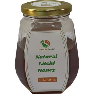                       Sapphire Food Natural Fresh Premium Quality Litchi Honey 500 Grm                                              