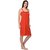 You Forever Red Satin Women Nighty