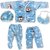 New Born Woolen Winter Wear (New Born 0-3 Months Only) Complete Clothes Set of 5 Pcs.  1 pc. Baby Bib  1 pc. Baby Cap