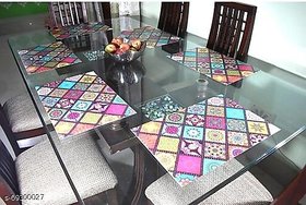 placemats set of 6 pcs/ table mat set of 6 pcs/ dining table placemat set of 6pcs/placemat set of 6 pcs(multicolour